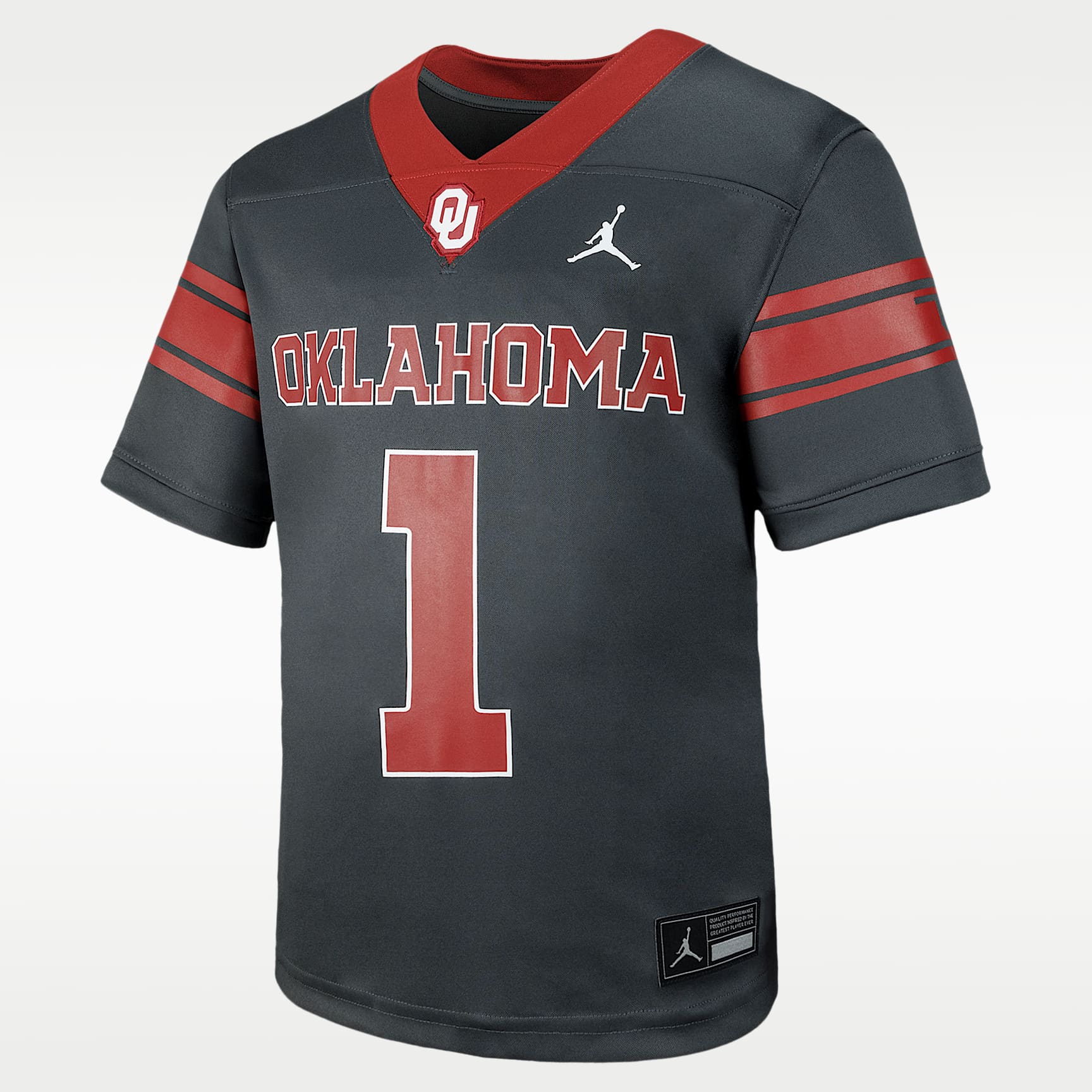 Oklahoma Big Kid's Nike College Untouchable Game Jersey. Nike.com